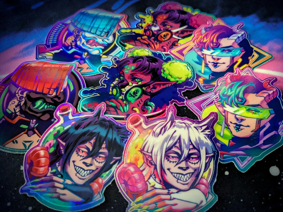 Cyberpunk Stickers