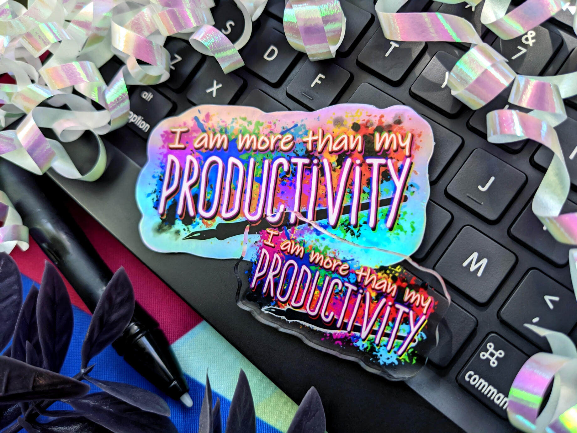More than my Productivity Sticker & Pin More than my Productivity Sticker & Pin