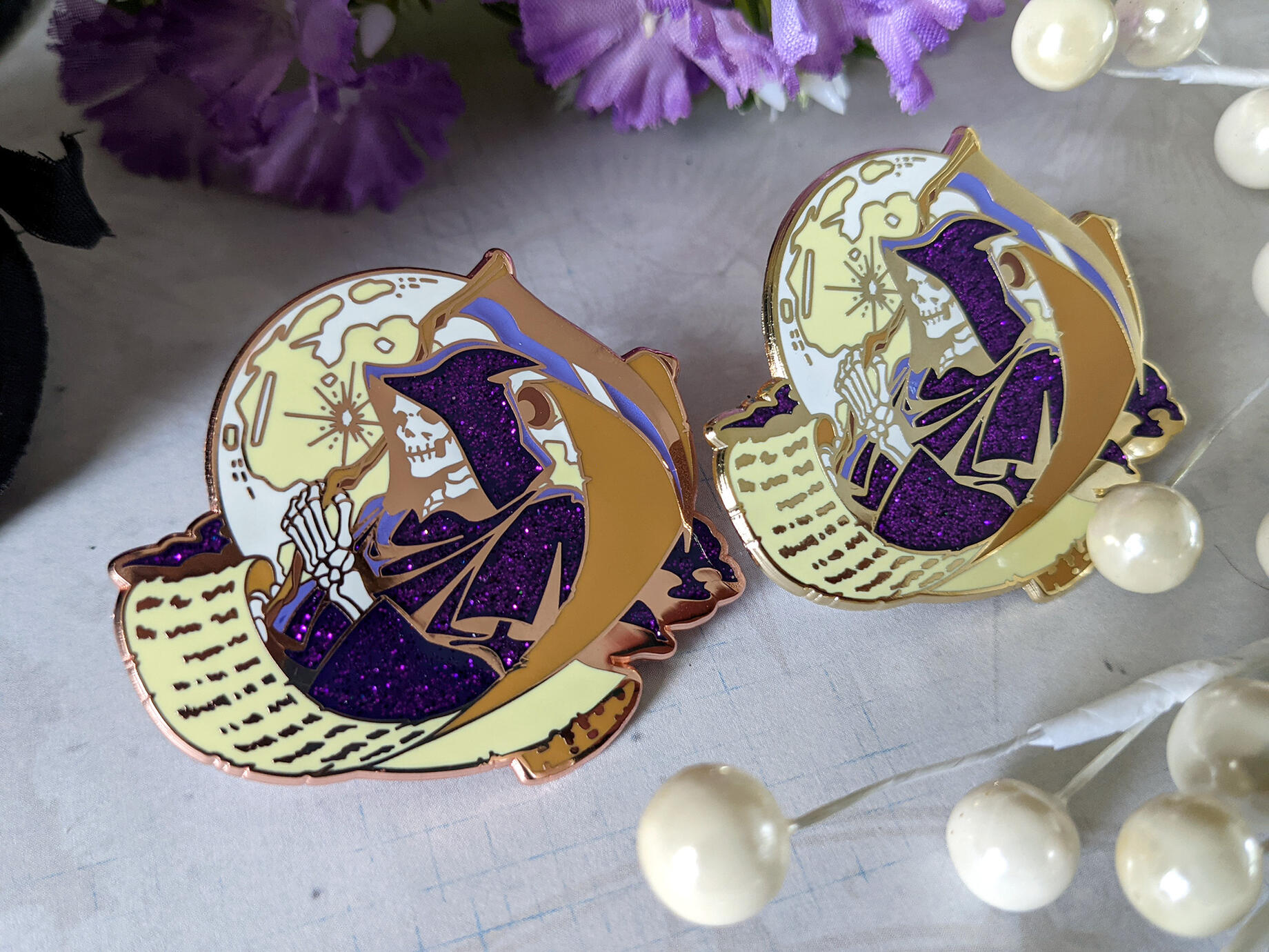 Grim Reaper Enamel Pin Grim Reaper Enamel Pin