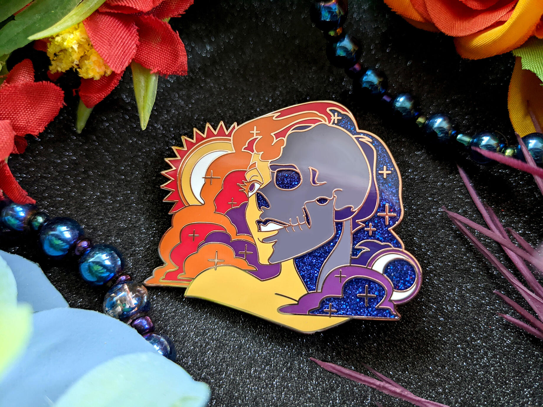 Day & Night Enamel Pin Day & Night Enamel Pin