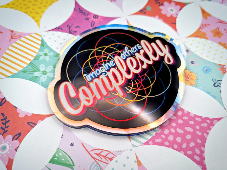 Just Fucking Communicate Sticker &amp; Pin