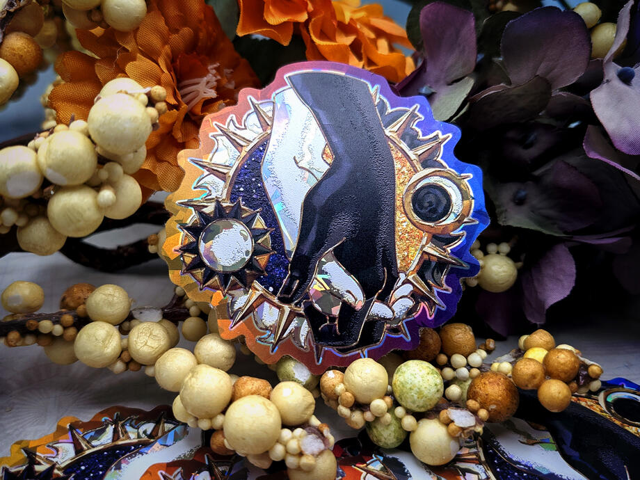 Eclipse Lovers Enamel Pin