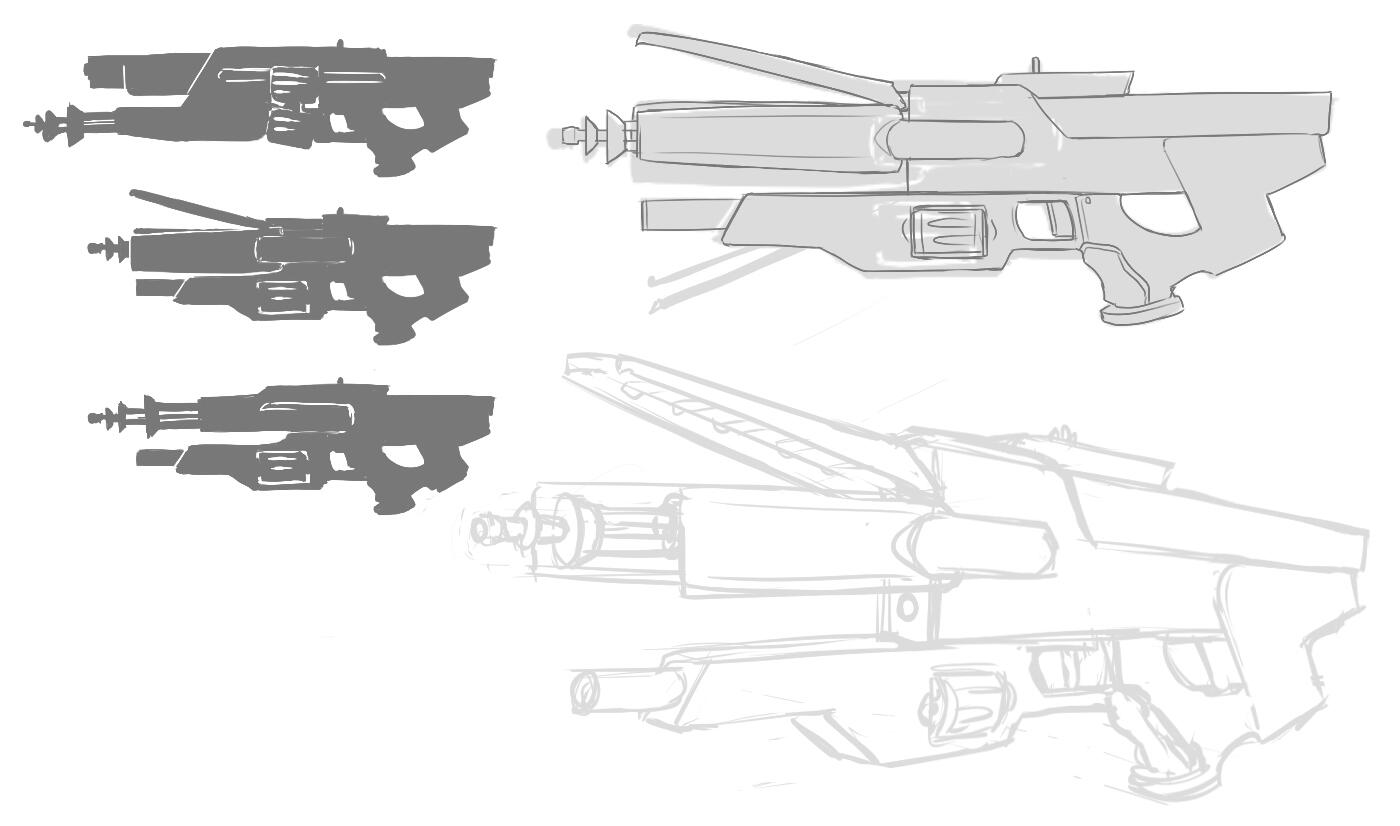 Rifle Concept Art Rifle Concept Art