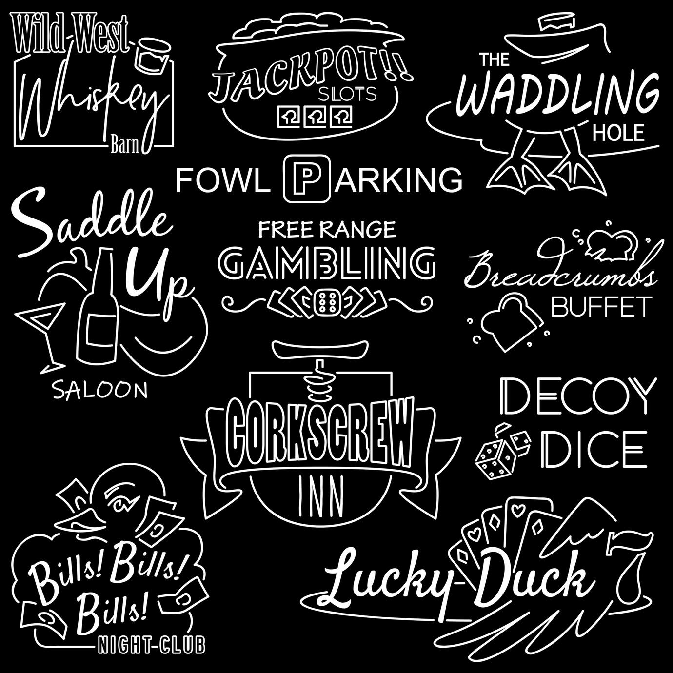 Neon Design Assets for "The Masked Singer" Season 6