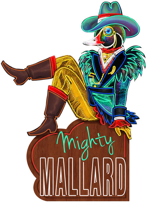 Hero Sign Design for Mallard in &quot;The Masked Singer&quot; Season 6